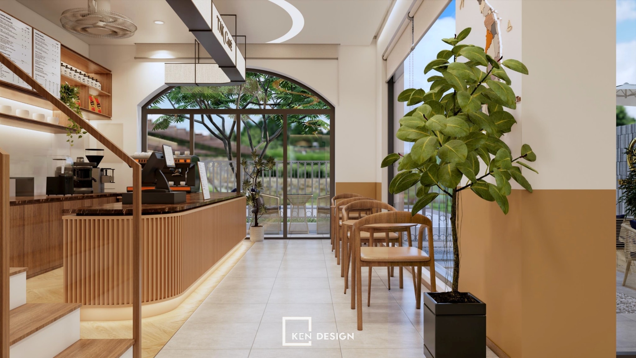 Thiết kế TAX Cafe tại Ocean Park